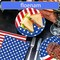 Patriotic Party Supplies, American Flag Patriotic Party Sets, 4th of July Paper Plates and Napkins Tablecloth, Memorial, Veterans Day, Red White Blue Party Decorations, Serve 25